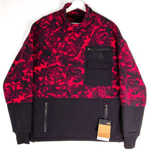 The North Face 94 Rage Fleece Pullover High Neck Men's Size Small Black Red NWT